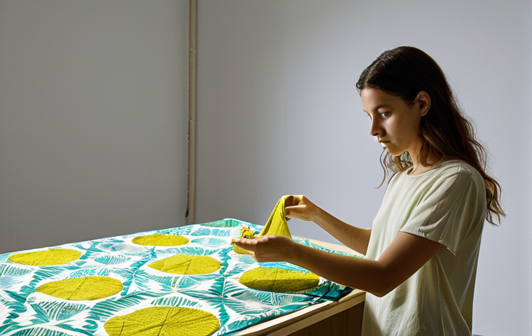 **Prompt 1: "A modern Portuguese woman, deeply engaged in the meticulous process of zero-waste fashion design. She stands in a brightly lit studio, surrounded by neatly organized fabric remnants and innovative pattern pieces. Subtle holographic projections of AI-optimized cutting layouts, designed to eliminate textile waste, float around her. In her hands, she thoughtfully examines a swatch of an experimental, sustainable fabric (e.g., made from algae or pineapple fibers), symbolizing the future of eco-conscious materials. The scene conveys a blend of traditional craftsmanship and cutting-edge technology, with a hopeful and creative atmosphere. High detail, vibrant, realistic style."**