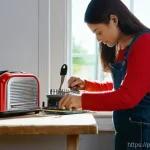 제로웨이스트 소비자가 알아야 할 법률 - **Prompt 1: Empowering the Right to Repair**
    A bright, clean image of a young adult, a woman in ...