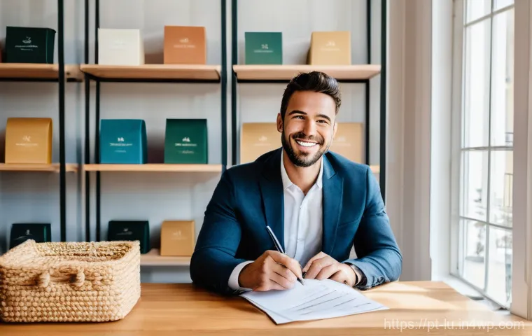 제로웨이스트 비즈니스의 법적 고려사항 - **Prompt for image generation:** "A bright, optimistic Portuguese entrepreneur, appearing to be in t...